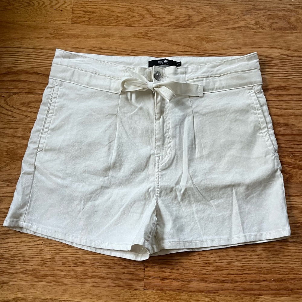 HUDSON Women's Paperbag, Tie Waist Short - Picture 2 of 6